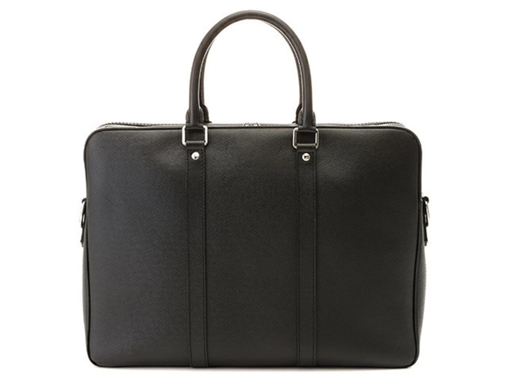 LOUIS VUITTON Business Bag Port Voyage Taiga Ardoise